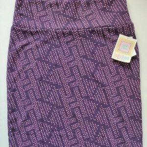 NWT LuLaRoe Cassie Skirt Medium Purple